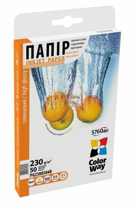 ColorWay Fotópapír , fényes 230g, 10×15, 50 lap
