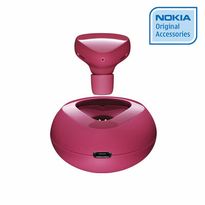 Bluetooth headset, Nokia BH-220 Luna, rózsaszín