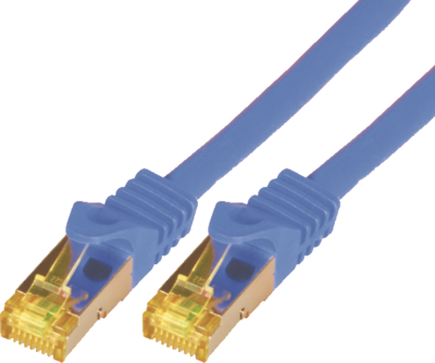 M-CAB S/FTP CAT7 kábel 1m Kék