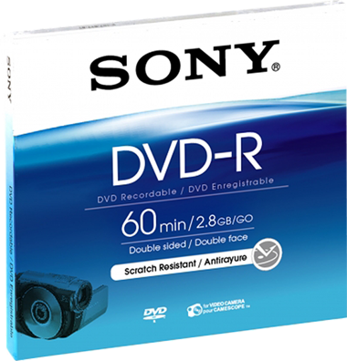Sony DVD-R 8CM 2.8GB 60MIN SINGLE DISC (DMR60A)