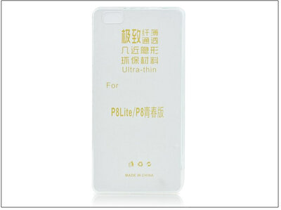 Haffner Ultra Slim Huawei P8 Lite szilikon hátlap - Átlátszó