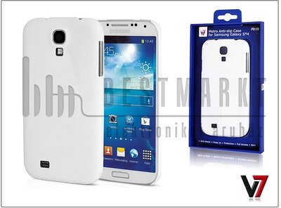 Samsung i9500 Galaxy S4 hátlap - V7 Metro Anti-Slip - fehér