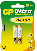 GP Ultra Alkaline Cell AAA Ceruzaelem (2db)