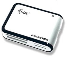 i-Tec USB 2.0 All-in-One memóriakártya olvasó - fehér/fekete