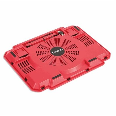 OMEGA OMNCPIR 17" laptop hűtőpad - Piros