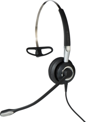 Jabra BIZ 2400 II QD Mono NC 3-in-1 Wideband Balanced Headset - Fekete - Ezüst