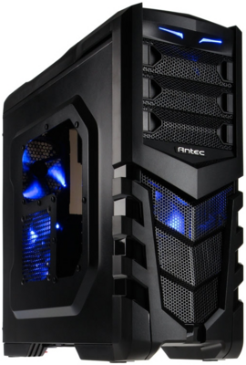 Antec GX505 Gamer Számítógépház - Ablakos Kék