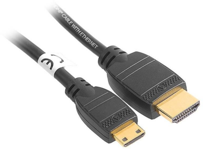 TRACER miniHDMI M - HDMI M Adapterkábel Fekete 1.8m