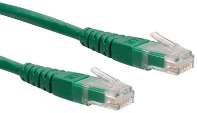 Roline UTP Cat6 patch kábel - Zöld - 3m