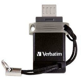 Verbatim 32GB DUAL DRIVE USB 2.0 Pendrive - Fekete