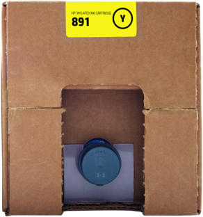 HP 891 10L LATEX Tintapatron Sárga