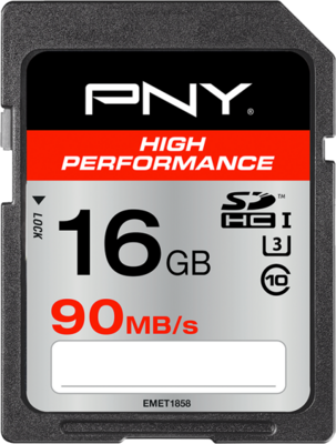 PNY 16GB High Performance SDHC UHS-I CL10 memóriakártya