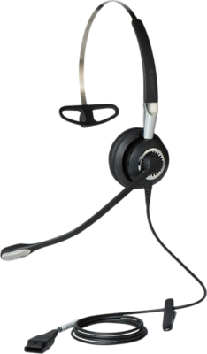 Jabra BIZ 2400 II QD Mono NC 3-in-1 Wideband Headset - Fekete - Ezüst