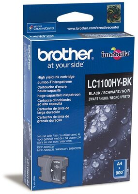 Brother LC1100HY-BK Tintapatron Fekete