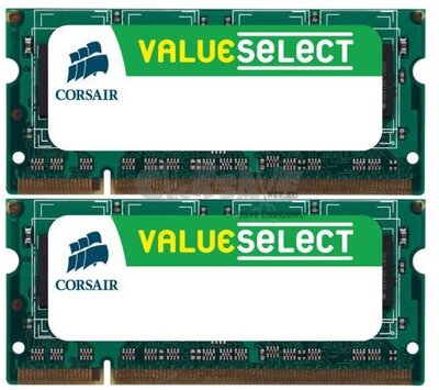 Corsair 4GB /800 Value Select DDR2 SoDIMM RAM KIT (2x2GB)