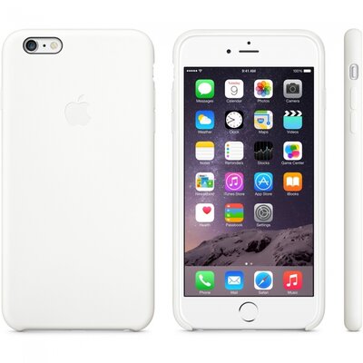Apple iPhone 6 Plus eredeti gyári szilikon hátlap - MGRF2ZM/A - white