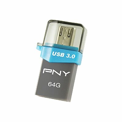 PNY 64GB DUO-LINK OU3 USB3.0 + Micro USB OTG pendrive