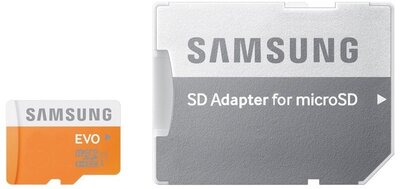 Samsung 128GB SD micro EVO (MB-MP128DA/EU) memória kártya adapterrel