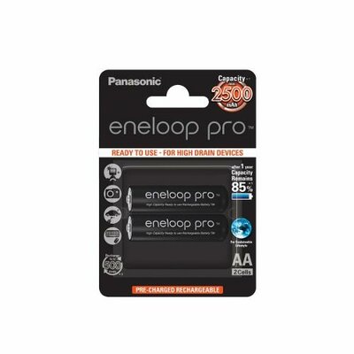 Panasonic Eneloop Pro R6/AA Újratölthető ceruzaelem (2db/csomag)