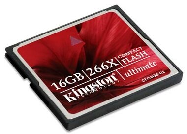 Kingston 16GB Compact Flash Ultimate 266x (CF/16GB-U2) memória kártya