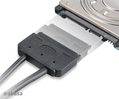 Akasa Flexstor eSATA> 2,5" SATA HDD/SSD (AK-CBSA03-80BK)