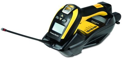 Datalogic PowerScan PM9500-DHP Vezeték nélküli Kézi vonalkódolvasó dokkolóval - Fekete/Sárga