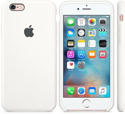 Apple iPhone 6s Szilikon tok Fehér