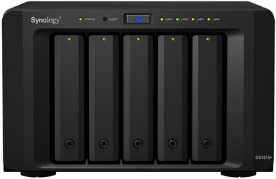 Synology DiskStation DS1515+ NAS + 40TB WD RED 5x8TB WD80EFRX HDD