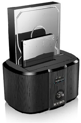 RaidSonic Icy Box IB-124CL-U3 HDD Dokkoló és klónozó állomás (USB 3.0 - SATA)