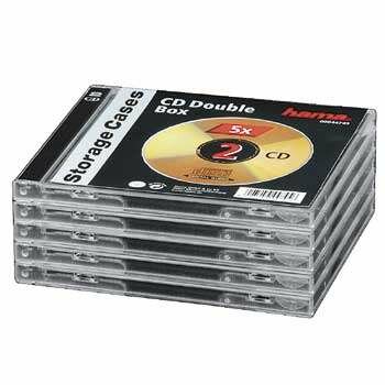 Hama dupla-CD doboz 5DB/CS