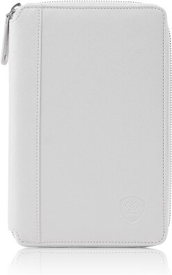 Universal case with zip closure and stand suitable for most 7" tablets (Color: White)