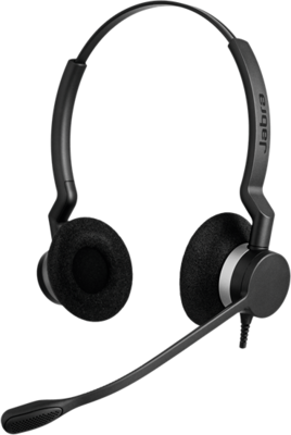 Jabra BIZ 2300 QD Siemens Duo Headset Fekete - Ezüst