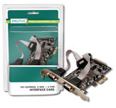 Digitus 2xRS, 1xLPT PCI Express vezérlő