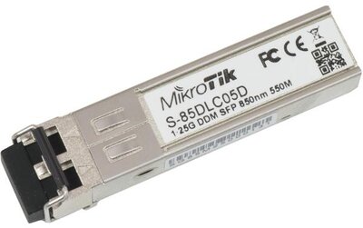 MikroTik S-85DLC05D 1.25G SFP SX-LC switch