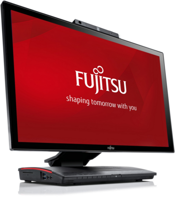 Fujitsu Esprimo X956 23" AIO PC - Fekete Linux