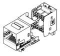 AMP Cat.6A AMP-TWIST-6AS XG árnyékolt SL betét - fém