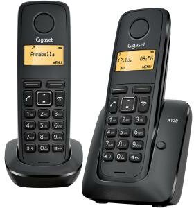 Gigaset A120 DUO Eco Dect - Fekete