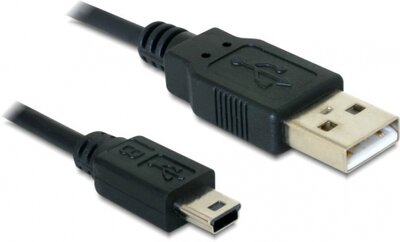 Delock Delock USB 2.0-A > USB mini-B 5 pin 1 m apa / apa kábel