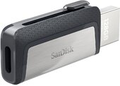 Sandisk 128GB Ultra Dual Drive USB 3.1 Pendrive - Fekete/Ezüst