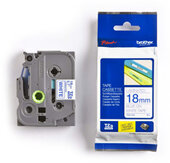 Brother Festékszalag TZE243 P-Touch, 18 mm fehér alapon kék