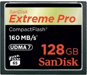 SanDisk 128GB Extreme Pro CompactFlash CF memóriakártya