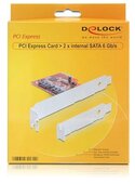 Delock PCI Express Card > 2 x intern SATA 6Gb/s