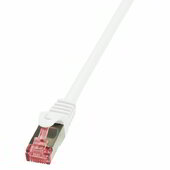 LogiLink CAT6 S/FTP Patch Cable PrimeLine AWG27 PIMF LSZH white 10m