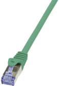 LogiLink CAT6A S/FTP Patch Cable PrimeLine AWG26 PIMF LSZH green 0,50m