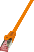 LogiLink CAT6A S/FTP Patch Cable PrimeLine AWG26 PIMF LSZH orange 1,00m