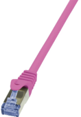 LogiLink CAT6A S/FTP Patch Cable PrimeLine AWG26 PIMF LSZH pink 1,00m