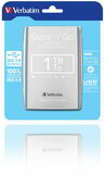 Verbatim 1.0TB Store 'n' Go Ezüst USB 3.0 Külső HDD