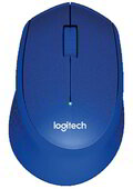 Logitech M330 Silent Plus Wireless Egér - Kék