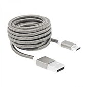 Sbox AM-MICRO-15W USB-Micro USB kábel 1,5m Ezüst