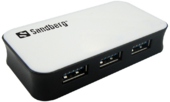 Sandberg 133-72 USB 3.0 HUB (4port) Fehér